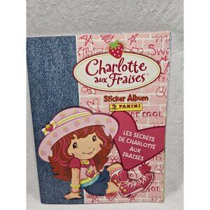 2008 Strawberry Shortcake Sticker Album/No Stickers From France- In FRENCH
